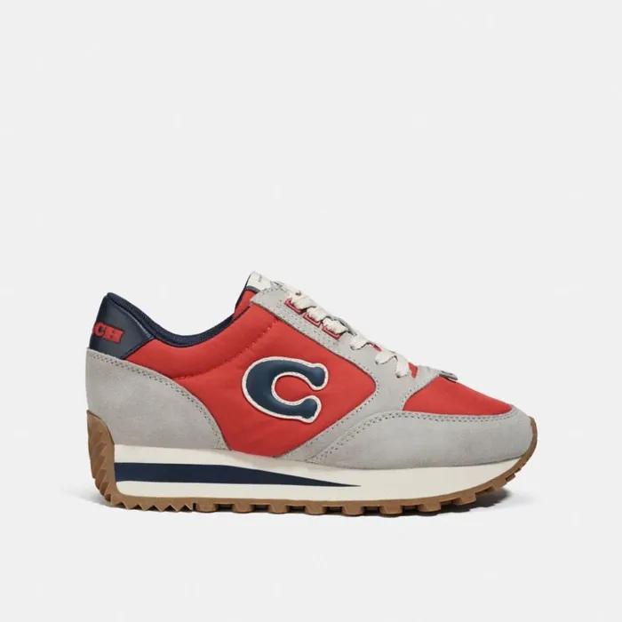 Women Sneakers Coach Runner Sneaker Sport Redmidnight Navy