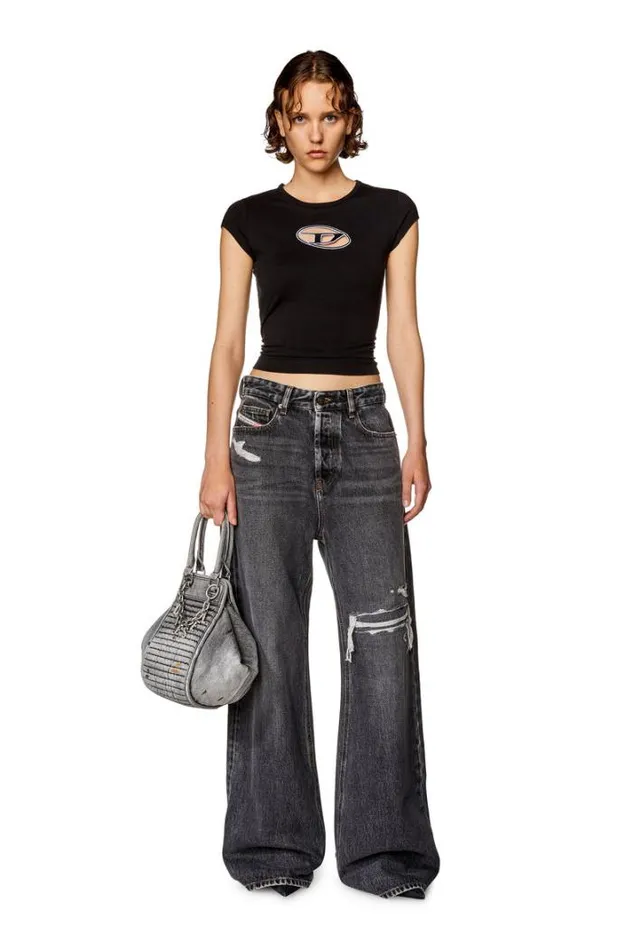 Women Straight Jeans 1996 DSire 007f6 Blackdark Grey Diesel Straight