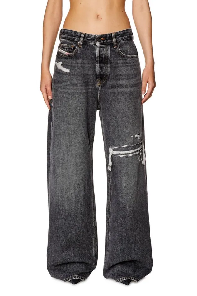 Women Straight Jeans 1996 DSire 007f6 Blackdark Grey Diesel Straight Women Straight Jeans 1996 DSire 007f6 Blackdark Grey Diesel Straight