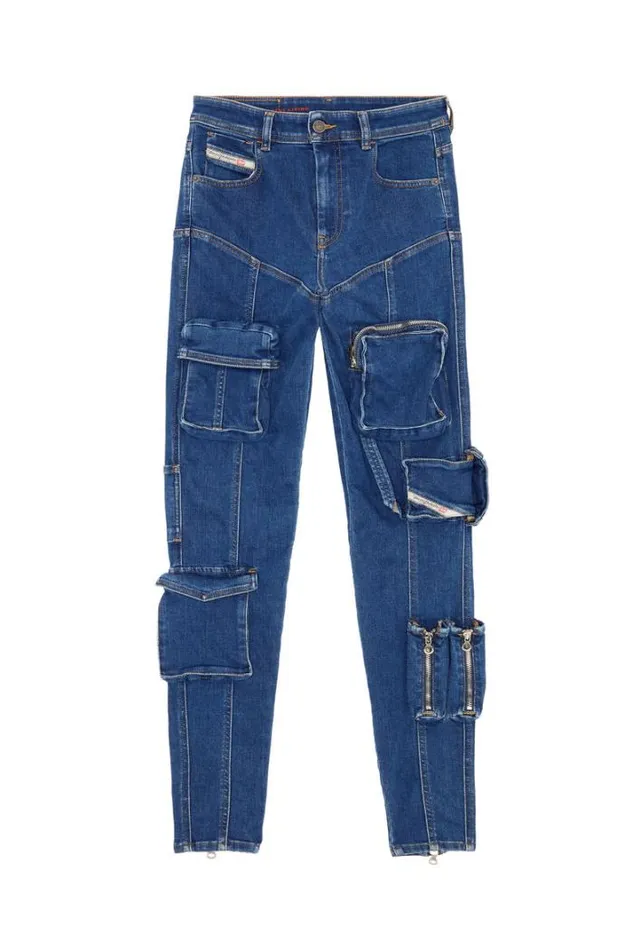 Women Super Skinny Jeans 1984 SlandyHigh 09f28 Dark Blue Diesel Super Skinny Women Super Skinny Jeans 1984 SlandyHigh 09f28 Dark Blue Diesel Super Skinny
