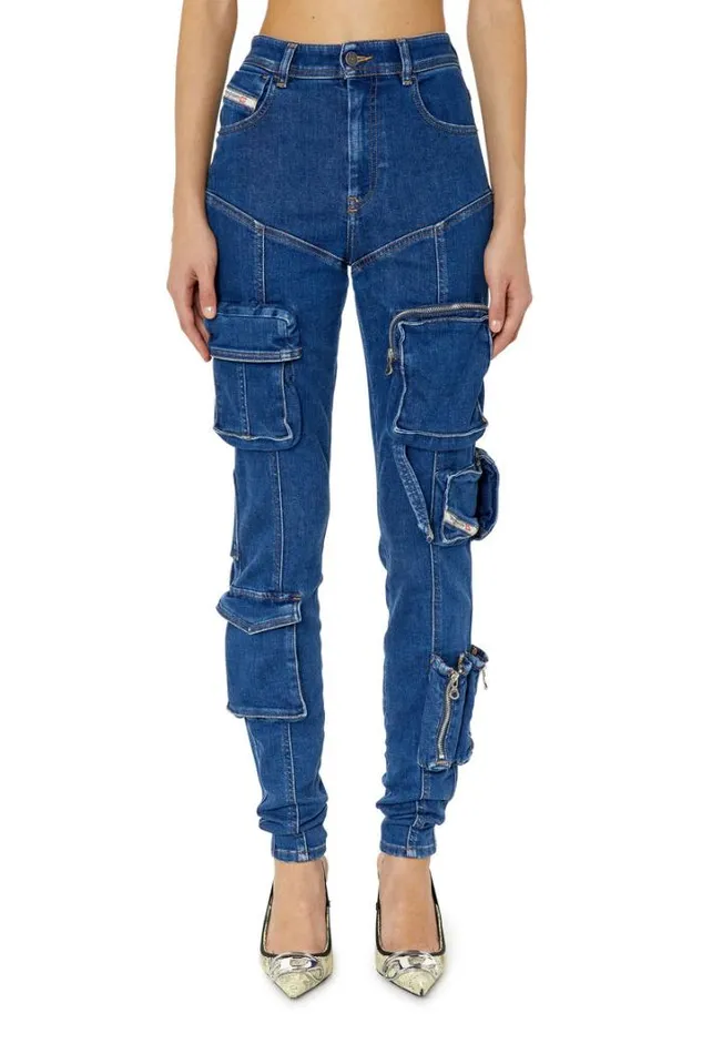 Women Super Skinny Jeans 1984 SlandyHigh 09f28 Dark Blue Diesel Super Skinny Women Super Skinny Jeans 1984 SlandyHigh 09f28 Dark Blue Diesel Super Skinny