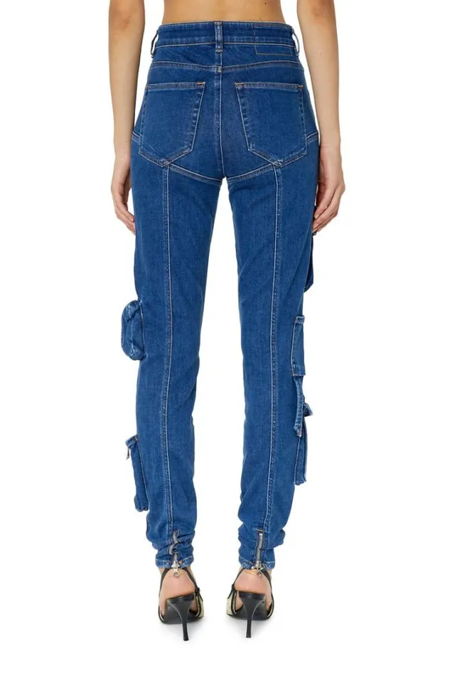 Women Super Skinny Jeans 1984 SlandyHigh 09f28 Dark Blue Diesel Super Skinny Women Super Skinny Jeans 1984 SlandyHigh 09f28 Dark Blue Diesel Super Skinny