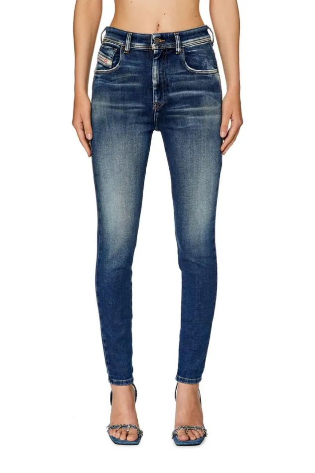 Women Super Skinny Jeans 1984 SlandyHigh 09g90 Dark Blue Diesel Super Skinny Women Super Skinny Jeans 1984 SlandyHigh 09g90 Dark Blue Diesel Super Skinny