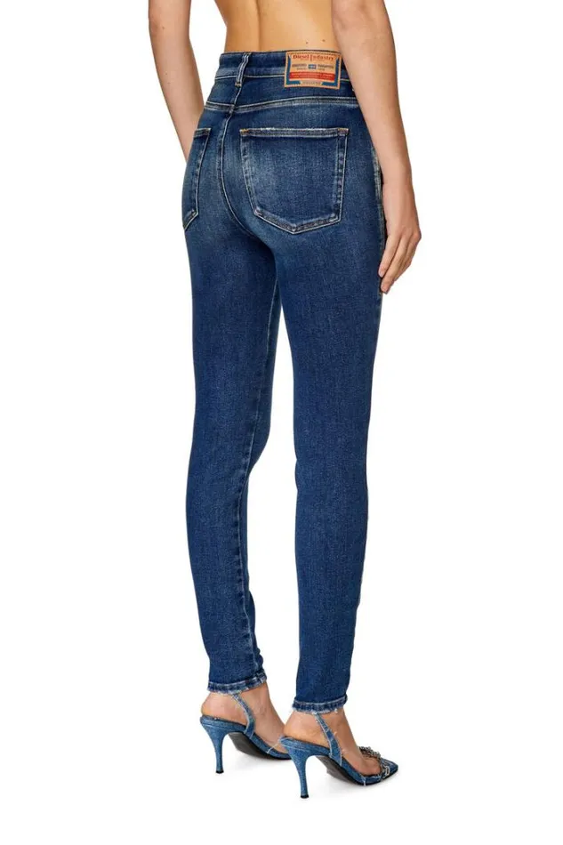 Women Super Skinny Jeans 1984 SlandyHigh 09g90 Dark Blue Diesel Super Skinny Women Super Skinny Jeans 1984 SlandyHigh 09g90 Dark Blue Diesel Super Skinny