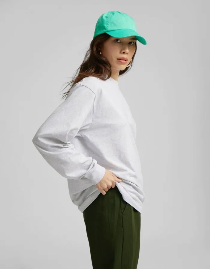 Women TShirts Colorful Standard Oversized Organic LS TShirt Optical White
