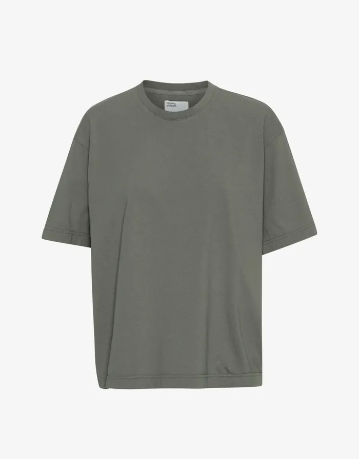 Women TShirts Colorful Standard Oversized Organic TShirt Dusty Olive