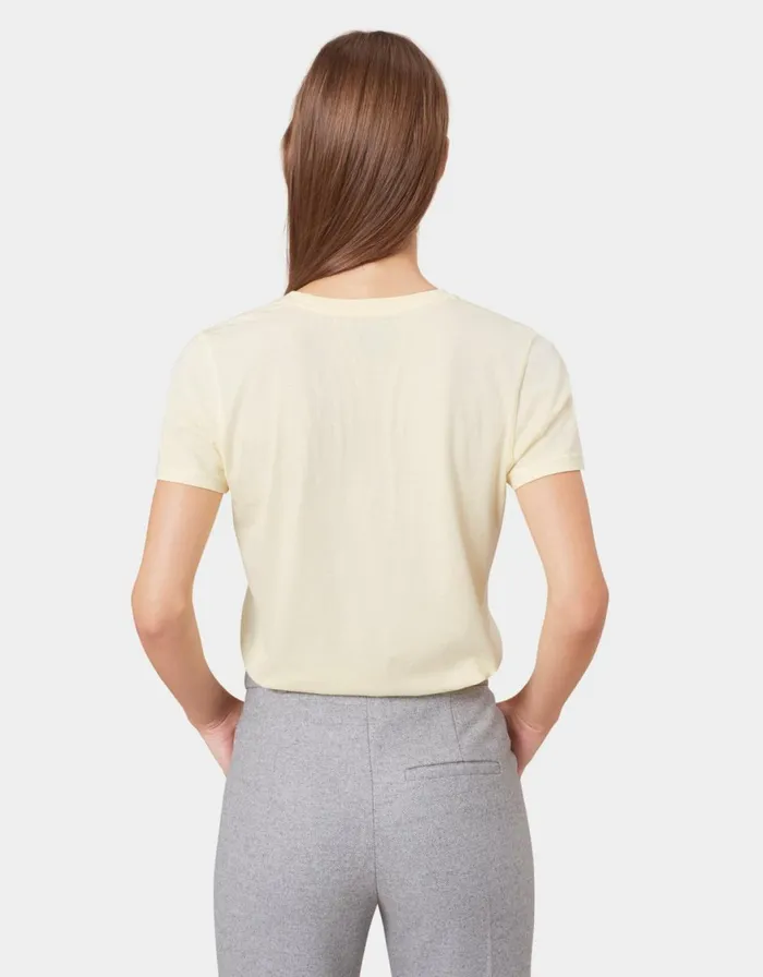 Women TShirts Colorful Standard Women Light Organic Tee Snow Melange