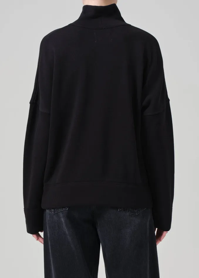 Women Tops Citizens Of Humanity Cara Turtleneck In Black