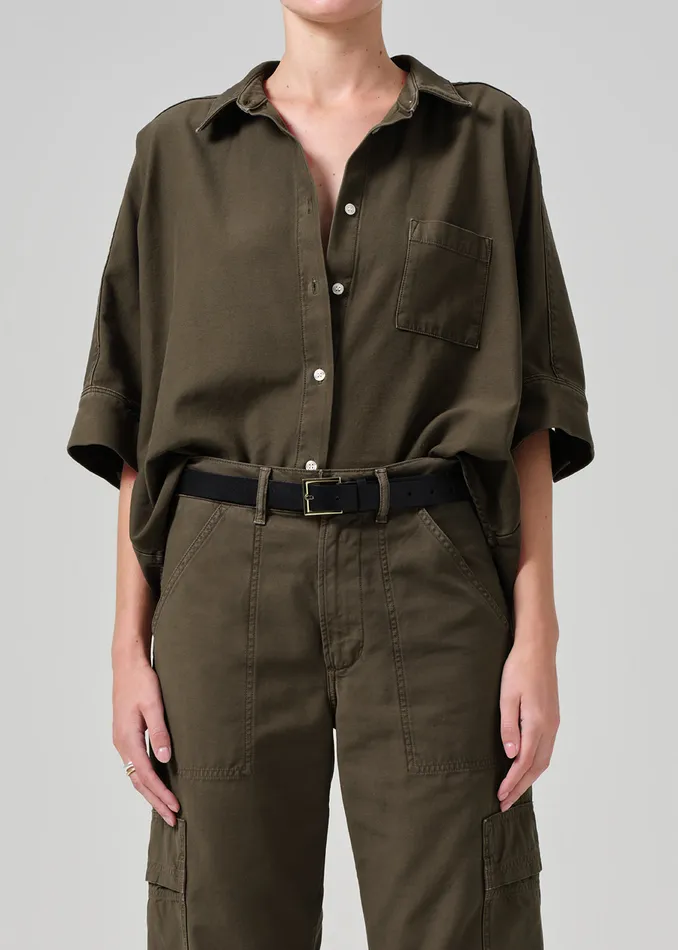 Women Tops Citizens Of Humanity Claire Origami Shirt In Costes