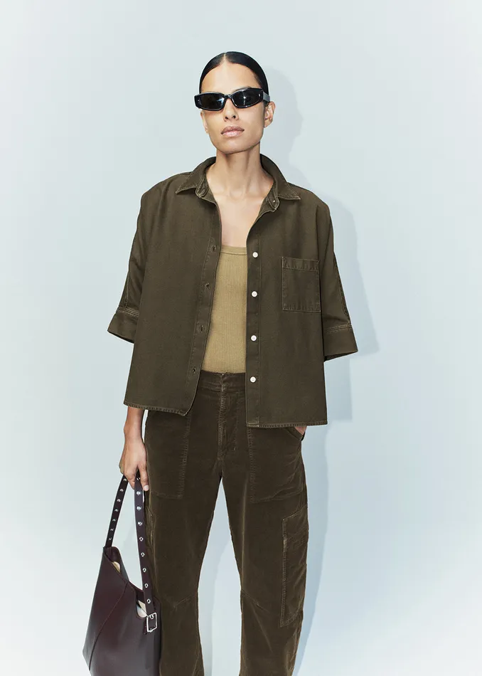Women Tops Citizens Of Humanity Claire Origami Shirt In Costes