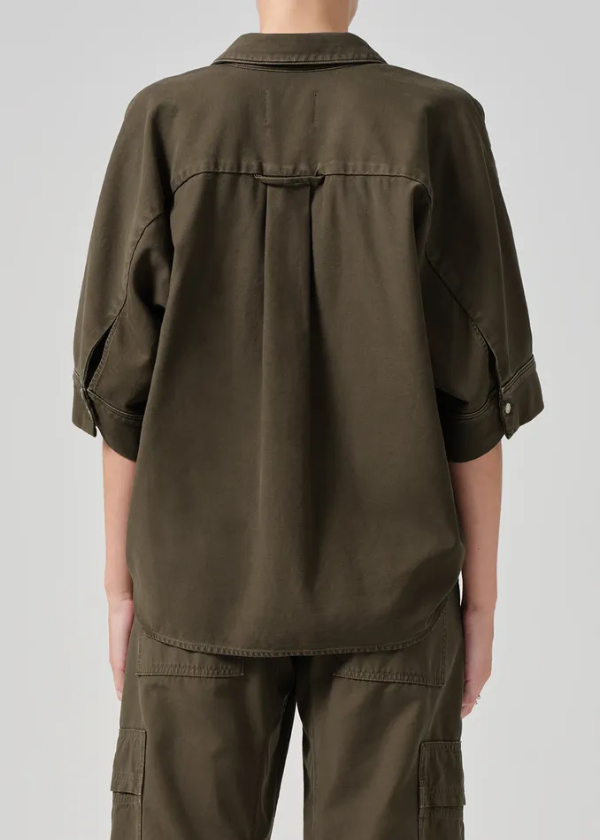 Women Tops Citizens Of Humanity Claire Origami Shirt In Costes