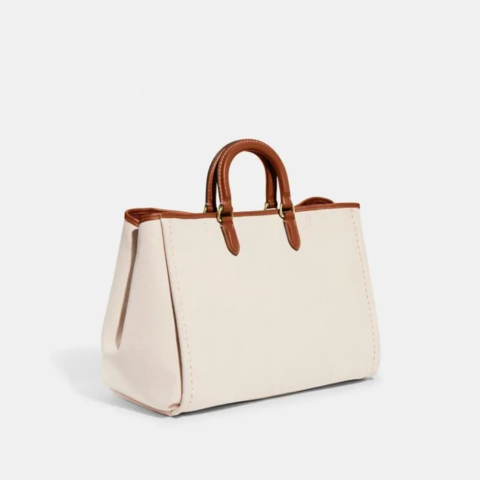Women Totes and Carryalls Coach Reese Tote Brassnatural