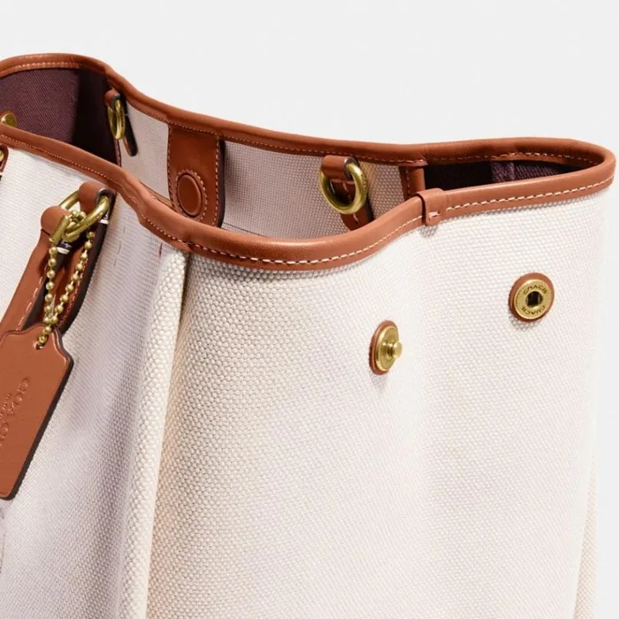 Women Totes and Carryalls Coach Reese Tote Brassnatural