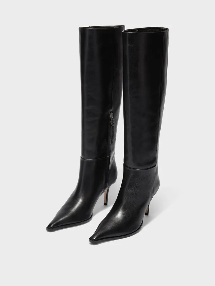 Women Tula Leather KneeHigh Boots Aeyde KneeHigh Boots