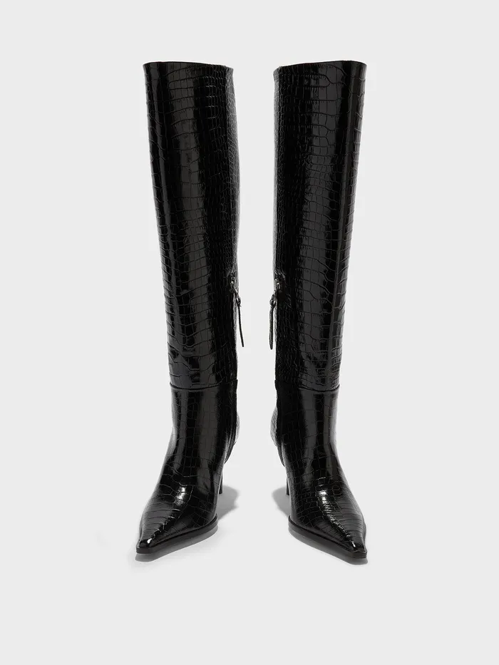 Women Tula Leather KneeHigh Boots Aeyde KneeHigh Boots