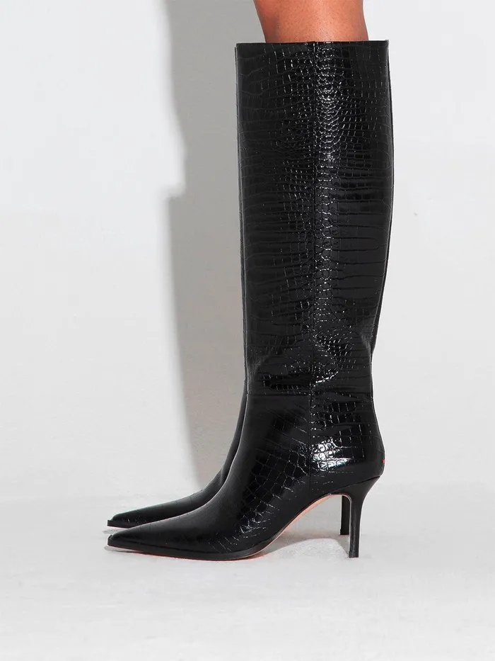 Women Tula Leather KneeHigh Boots Aeyde KneeHigh Boots