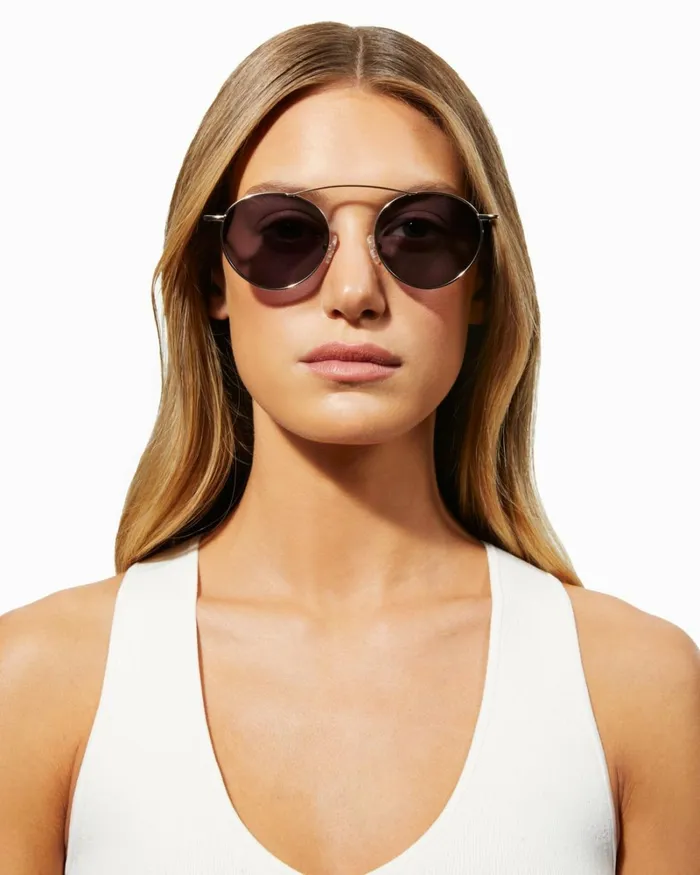 Women Tulum Round Sunglasses Solid Smoke Ramy Brook Swimwear Women Tulum Round Sunglasses Solid Smoke Ramy Brook Swimwear