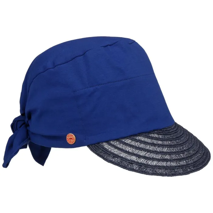 Women Visors Mayser Plain Hanni Jersey Visor Blue