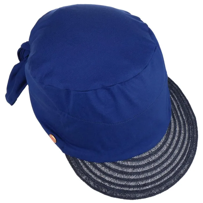 Women Visors Mayser Plain Hanni Jersey Visor Blue