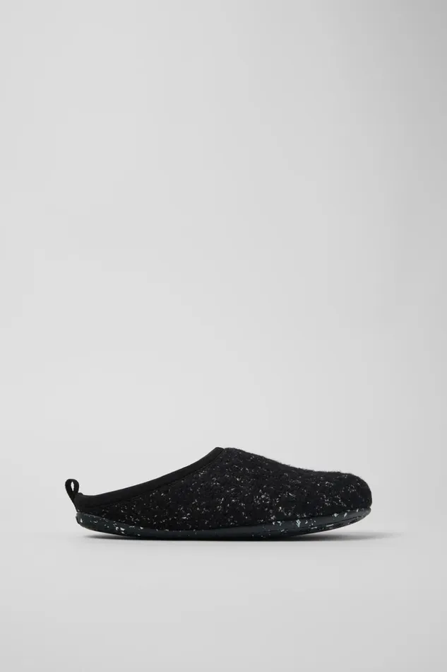 Women Wabi Black And White Slippers Camper Non Leather Shoes Women Wabi Black And White Slippers Camper Non Leather Shoes