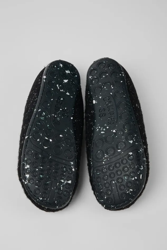 Women Wabi Black And White Slippers Camper Non Leather Shoes Women Wabi Black And White Slippers Camper Non Leather Shoes