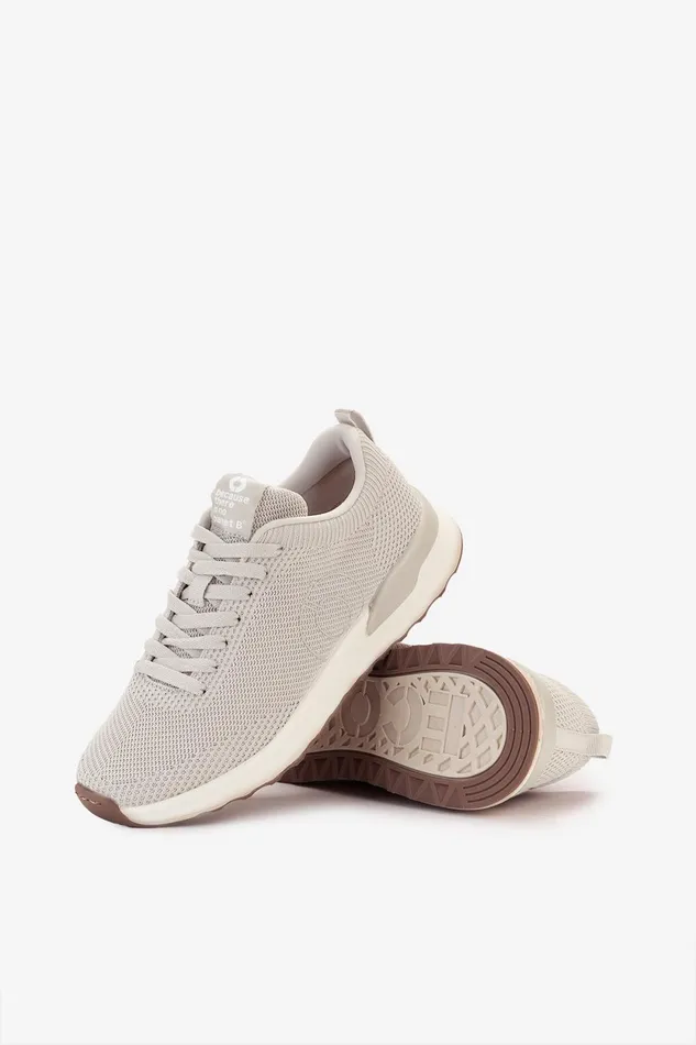 Women White Knitted Conde Trainers Ecoalf Sneakers