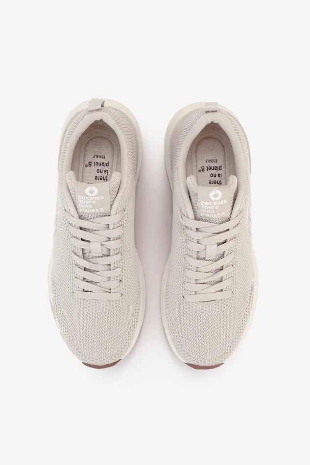 Women White Knitted Conde Trainers Ecoalf Sneakers