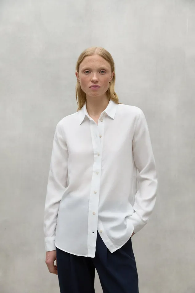 Women White Trima Shirt Ecoalf Shirts