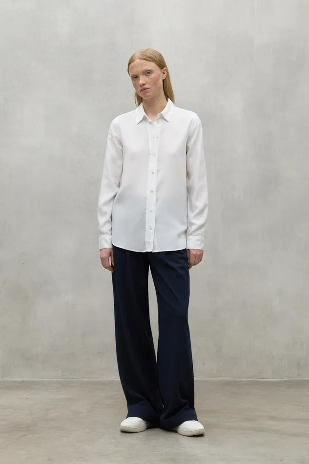 Women White Trima Shirt Ecoalf Shirts