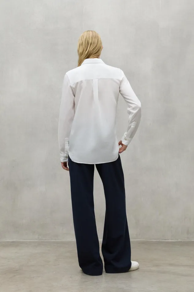 Women White Trima Shirt Ecoalf Shirts