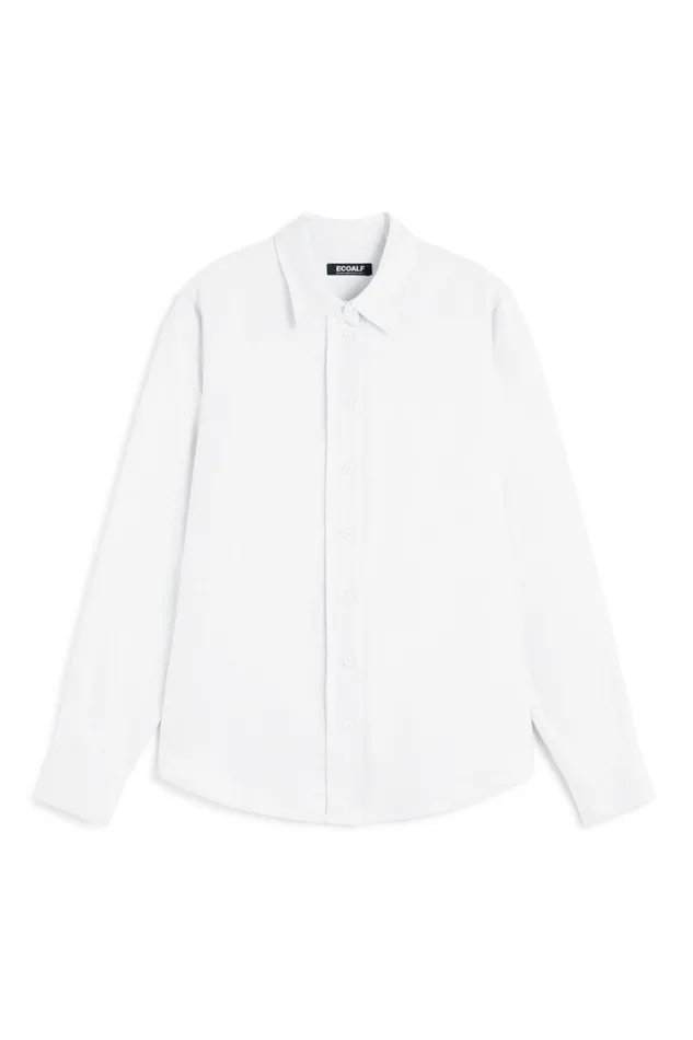 Women White Trima Shirt Ecoalf Shirts