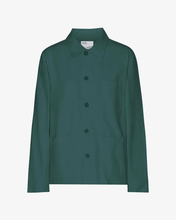Women Workwear Jackets Colorful Standard Organic Workwear Jacket Ocean Green