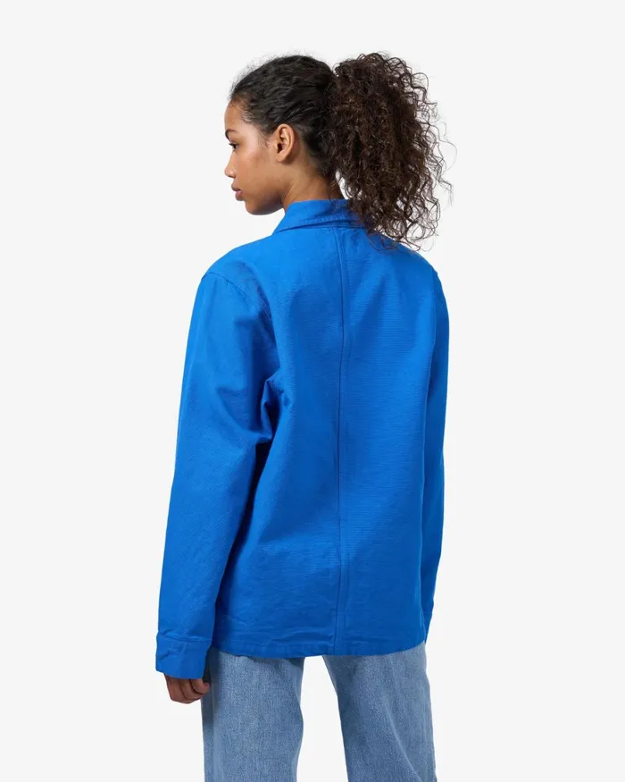 Women Workwear Jackets Colorful Standard Organic Workwear Jacket Ocean Green