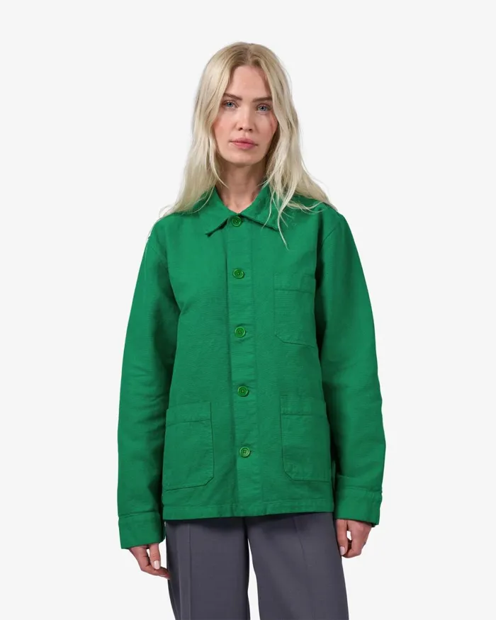 Women Workwear Jackets Colorful Standard Organic Workwear Jacket Soft Yellow