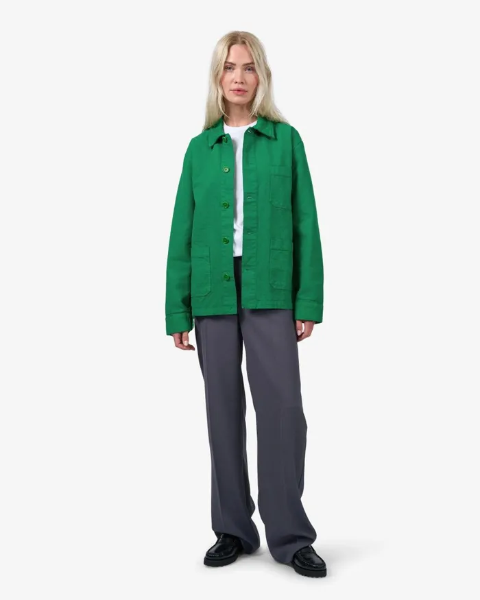 Women Workwear Jackets Colorful Standard Organic Workwear Jacket Soft Yellow