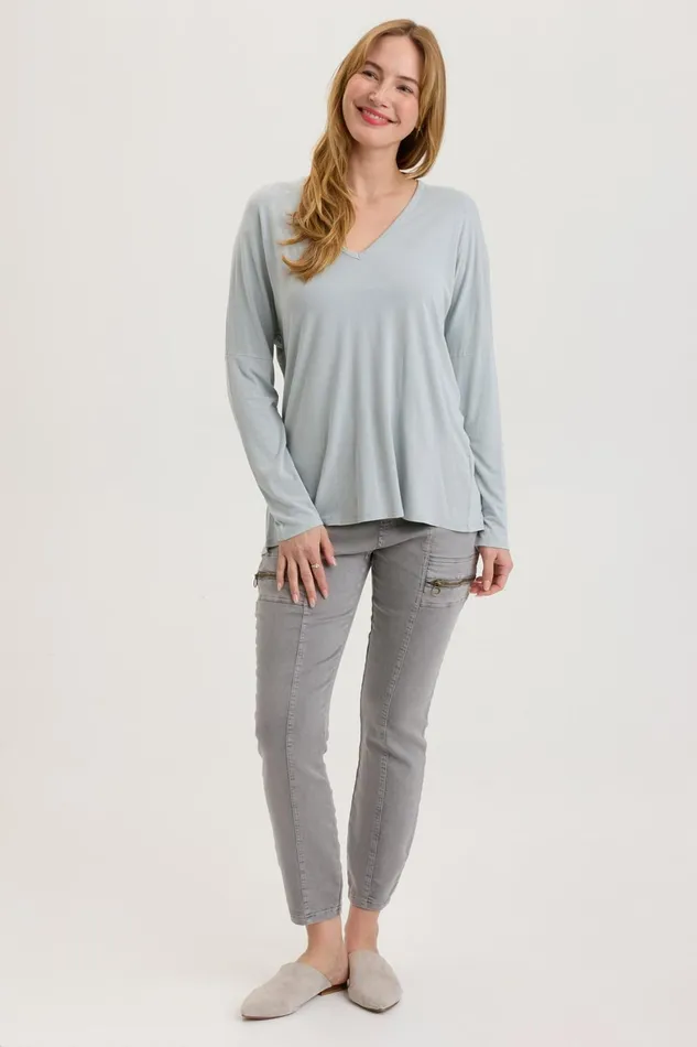 XCVI Delightful Top Women Tees