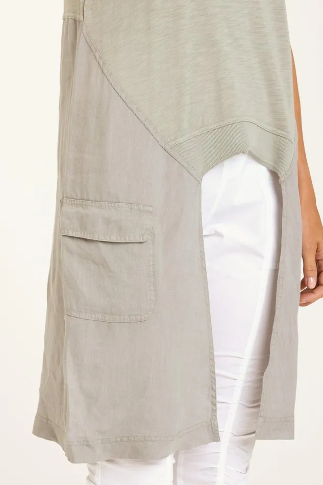 XCVI Finton High Low Tank Women Tanks