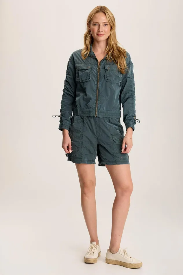 XCVI Ganon Sporty Drawstring Cargo Short Women Shorts
