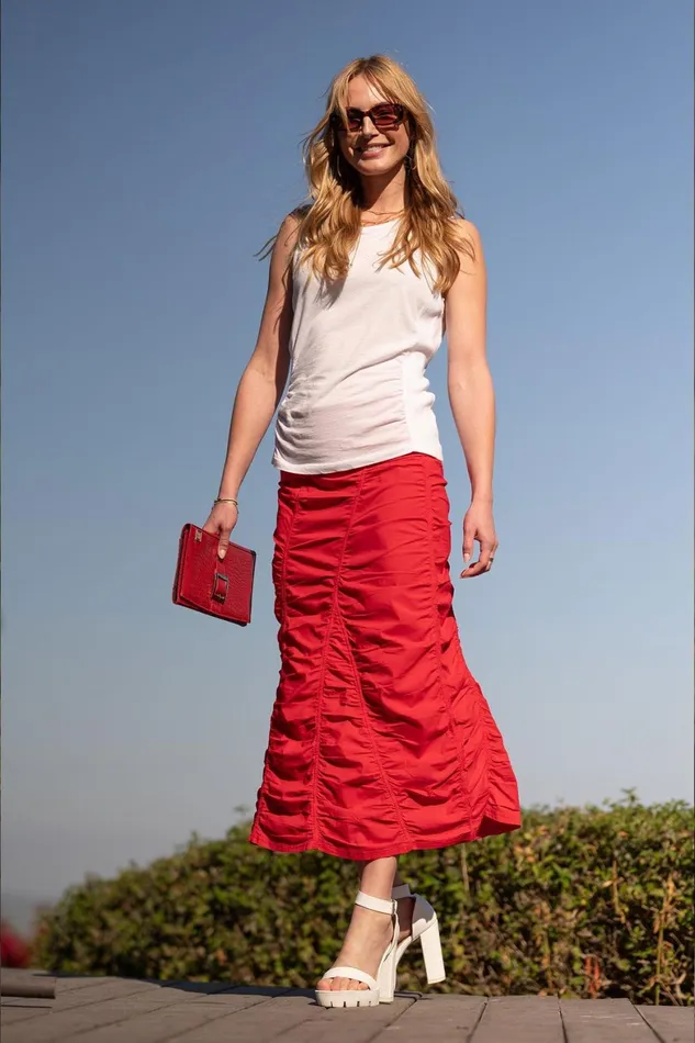 XCVI Gored Peasant Skirt Women Skirts