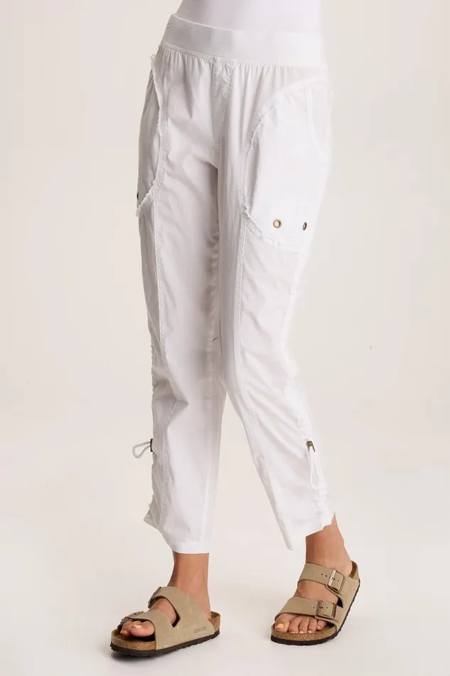 XCVI Otish Slim Poplin Crop Women Crops