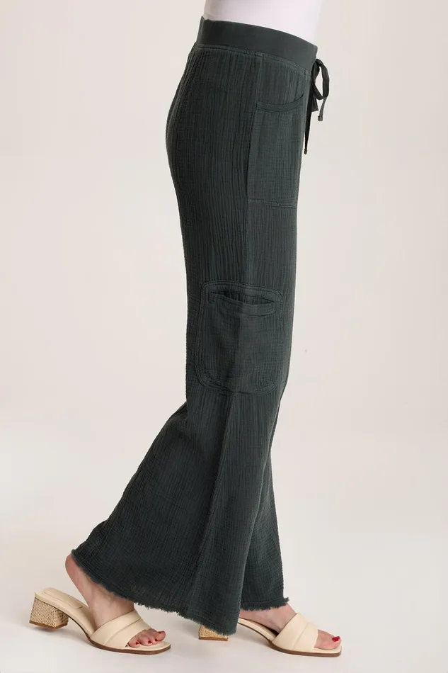 XCVI Rizal Gauze Pocket Flare Pant Women Pants
