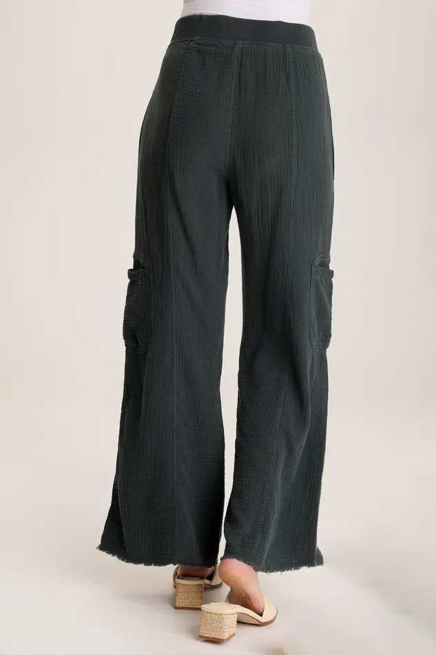 XCVI Rizal Gauze Pocket Flare Pant Women Pants
