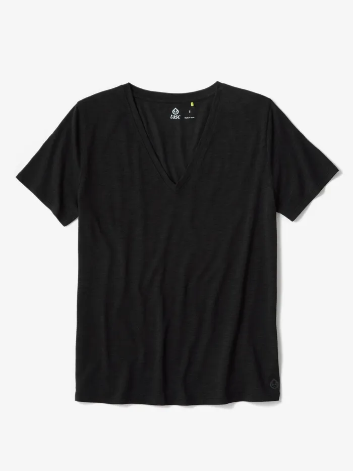 Yoga Studio Women Tasc Performance All Day VNeck TShirt