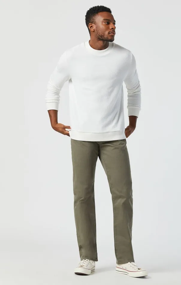 Zach Straight Leg In Dusty Olive Twill Men Mavi Jeans Pants Zach Straight Leg In Dusty Olive Twill Men Mavi Jeans Pants