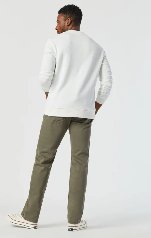 Zach Straight Leg In Dusty Olive Twill Men Mavi Jeans Pants Zach Straight Leg In Dusty Olive Twill Men Mavi Jeans Pants