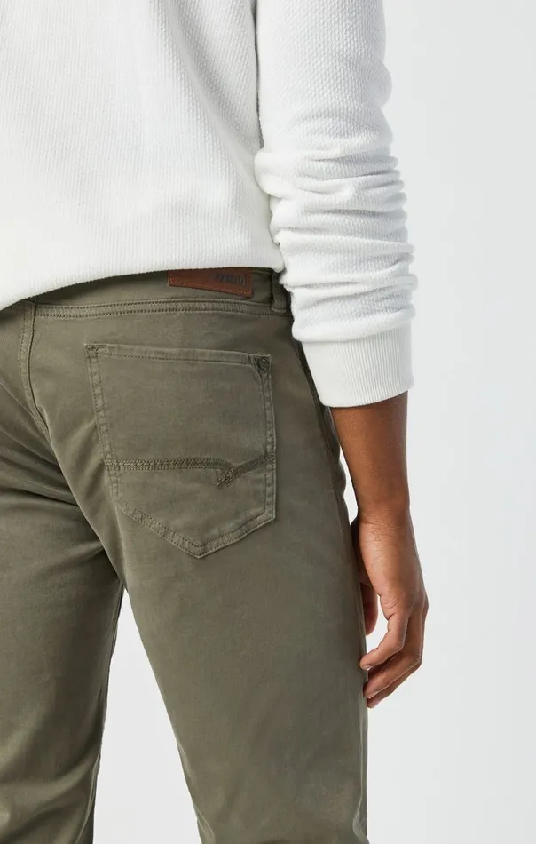 Zach Straight Leg In Dusty Olive Twill Men Mavi Jeans Pants Zach Straight Leg In Dusty Olive Twill Men Mavi Jeans Pants