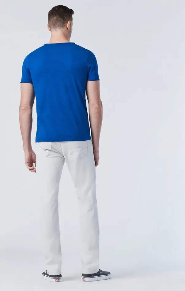 Zach Straight Leg In Oyster Mushroom Twill Men Mavi Jeans Pants