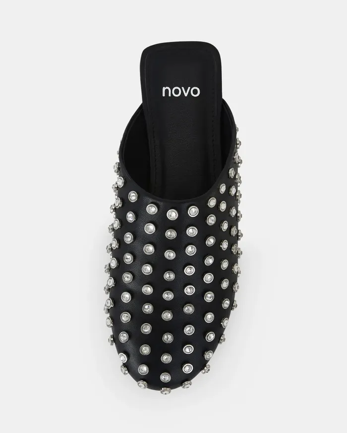 ZASPER BLACK Slip Ons Casuals NOVO Shoes Women