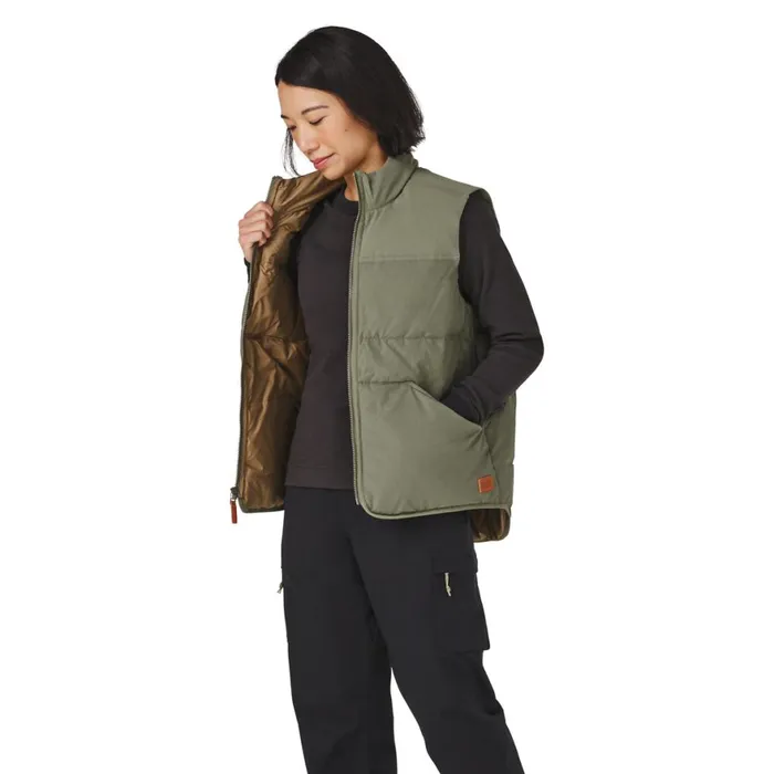 Zigzag Down Vest Dusty Olive MenWomen Danner Outerwear